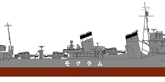 Корабль IJN Murakumo [Destroyer] - чертежи, габариты, рисунки